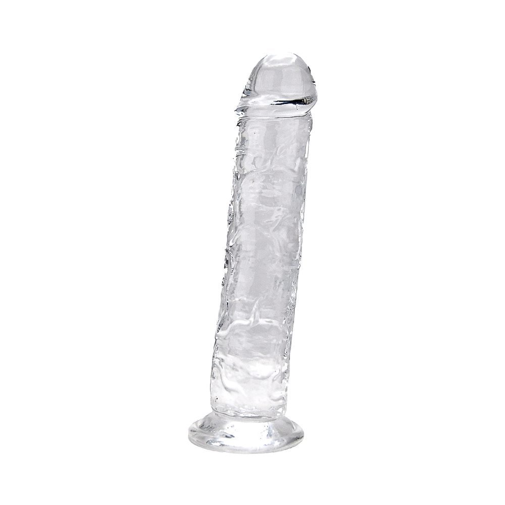 Loving Joy 7.5 Inch Suction Cup Dildo Clear - Image 2