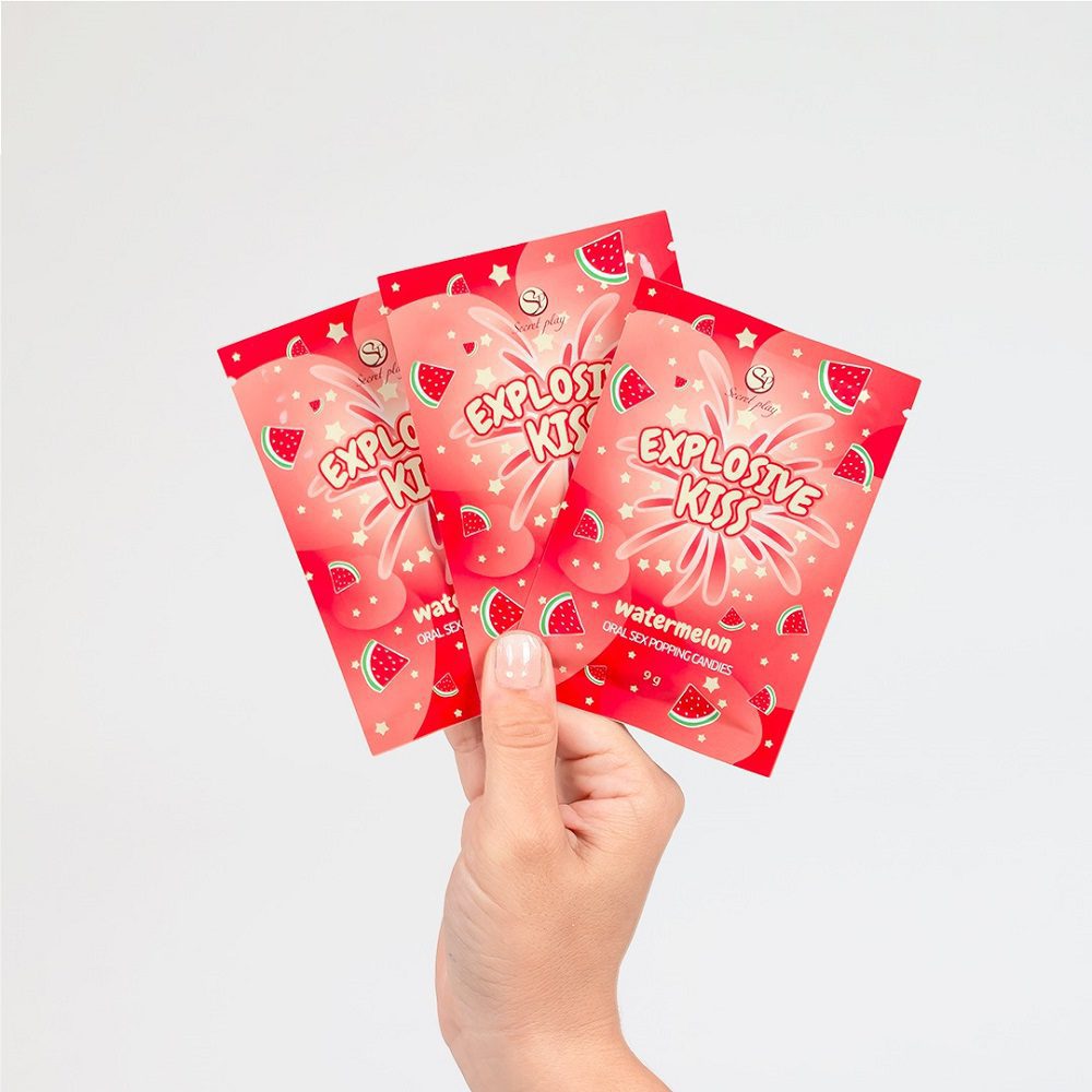 Explosive Kiss Popping Candies Watermelon Flavour - Image 4