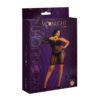 Moonlight Black Stripe Mini Dress Plus Size - Image 6
