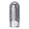 Loving Joy 11 Inch Dildo with Balls Clear - Image 8