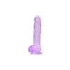 Loving Joy 6 Inch Dildo with Balls Purple - Image 3