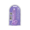 Loving Joy 7 Inch Dildo with Balls Purple - Image 8