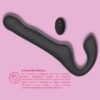 Mina Surge Remote Thrusting & Vibrating Strapless Strap On - Image 14