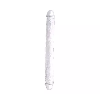 Loving Joy 15 Inch Double Ended Dildo Clear