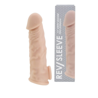 Rev-Sleeves 7.5 Inch Girthy Realistic Silicone Penis Extension Sleeve - Image 7