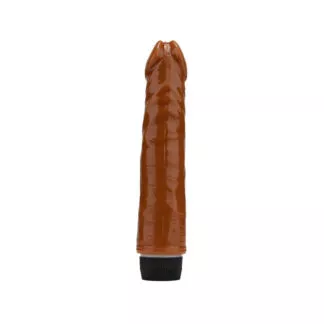 Loving Joy 8 inch Realistic Vibrator Brown
