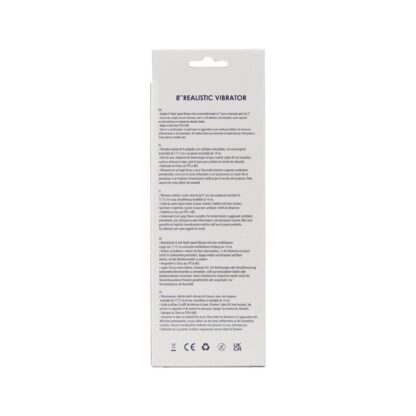 Loving Joy 8 inch Realistic Vibrator Brown - Image 10