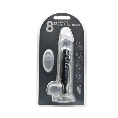 Loving Joy 8 Inch Remote Vibrating Dildo - Image 10