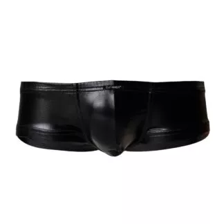 C4M Booty Shorts Black Leatherette - small