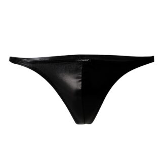 C4M Brazilian Brief Black Leatherette - medium