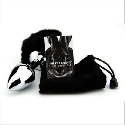 Furry Fantasy Black Bunny Tail Butt Plug - Image 5