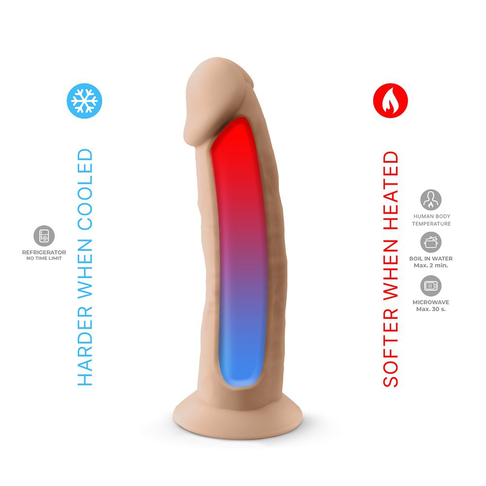 SilexD 8 inch Realistic Liquid Silicone Dildo with Suction Cup - Image 8