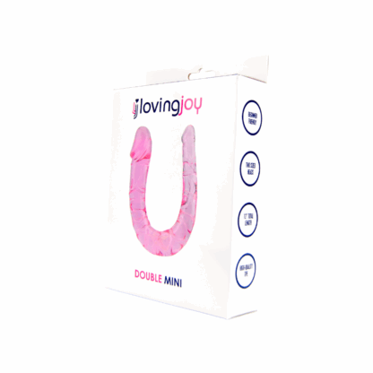 Loving Joy Double Mini Dildo Pink - Image 5