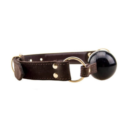 BOUND Nubuck Leather Solid Ball Gag - Image 5
