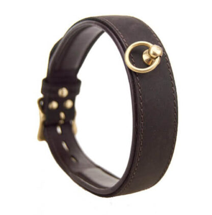 BOUND Nubuck Leather Choker with 'O' Ring - Image 5