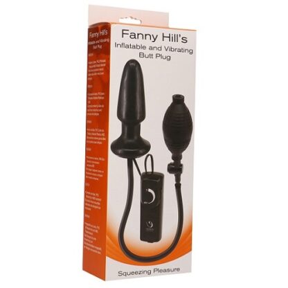 Inflatable Vibrating Butt Plug Black - Image 3