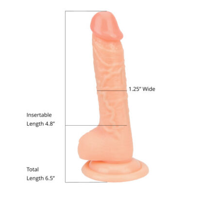 Loving Joy Realistic Dildo with Balls and Suction Cup 6 inch - Image 6