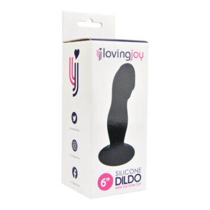 Loving Joy 6 Inch Silicone Dildo with Suction Cup - Image 9