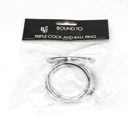Bound to Please Triple Cock and Ball Ring - Image 6