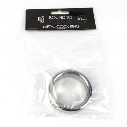 Bound to Please Metal Cock and Ball Ring - 40mm - Image 5