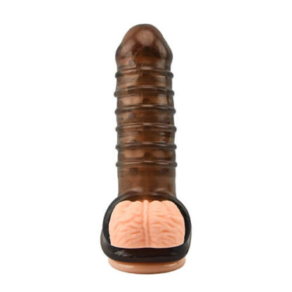 Loving Joy Boss Textured Penis Sleeve with Ball Loop - Image 8