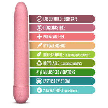 Gaia Biodegradable Eco Vibrator Pink - Image 7