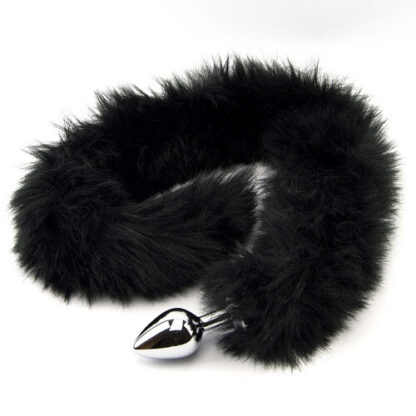 Furry Fantasy Black Panther Tail Butt Plug - Image 3