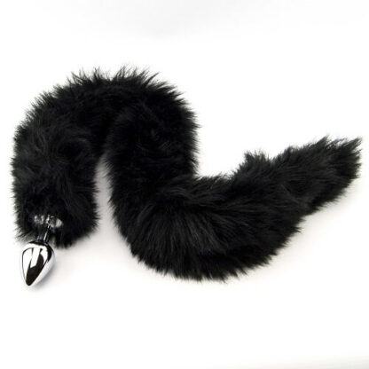 Furry Fantasy Black Panther Tail Butt Plug - Image 4