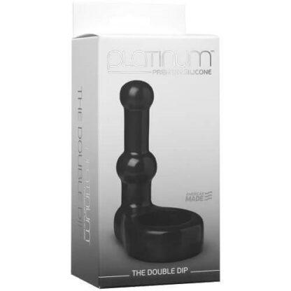 Doc Johnson Platinum The Double Dip-Black - Image 3