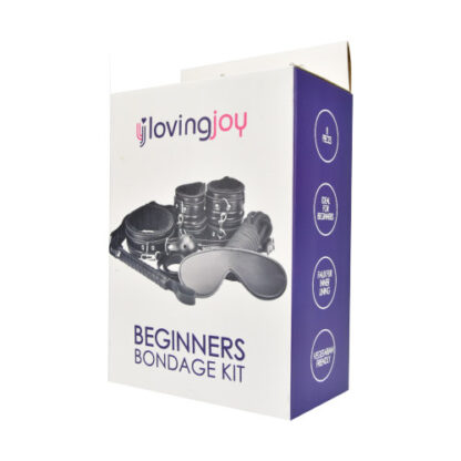 Loving Joy Beginner's Bondage Kit Black (8 Piece) - Image 11