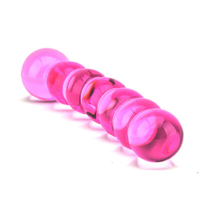 Spectrum Ribbed Glass Dildo - Image 3
