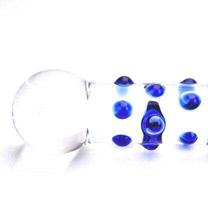 Spectrum Nubby Textured Glass Dildo - Image 5