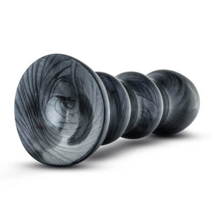 Jet Black Jack Large Ribbed Butt Plug 7 inches - Image 5