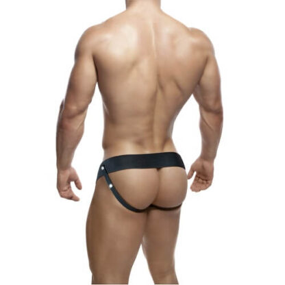 Unisex Hollow Strap-On 6 Inch Black - Image 3