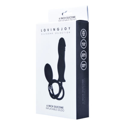 Loving Joy 6 Inch Silicone Inflatable Dildo - Image 6