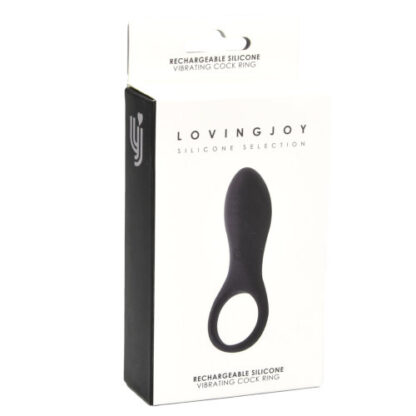 Loving Joy Rechargeable Silicone Vibrating Cock Ring - Image 7
