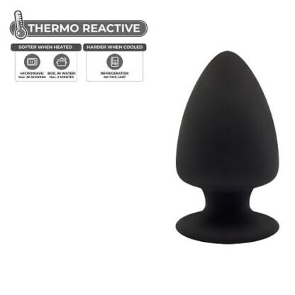 SilexD Dual Density Small Silicone Butt Plug 3.5 inches - Image 3