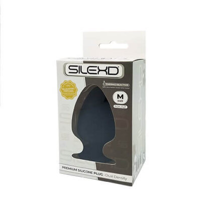 SilexD Dual Density Medium Silicone Butt Plug 4.5 inches - Image 4