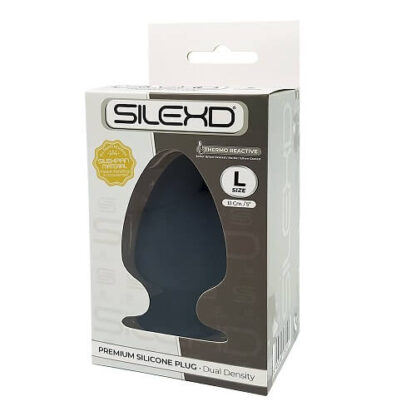 SilexD Dual Density Large Silicone Butt Plug 5 inches - Image 4