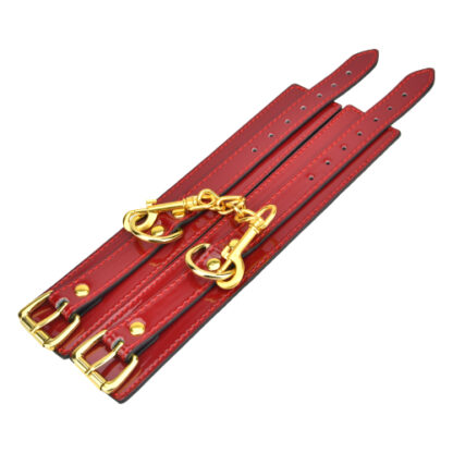 Bound to Please Red Wrist Cuffs - Image 3