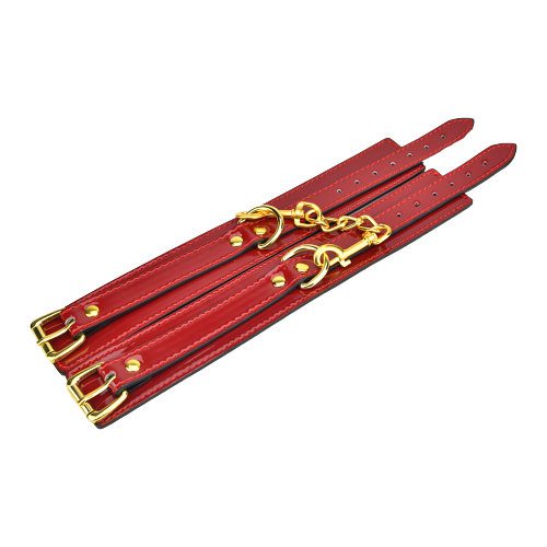 Bound to Please Red Ankle Cuffs - Image 2