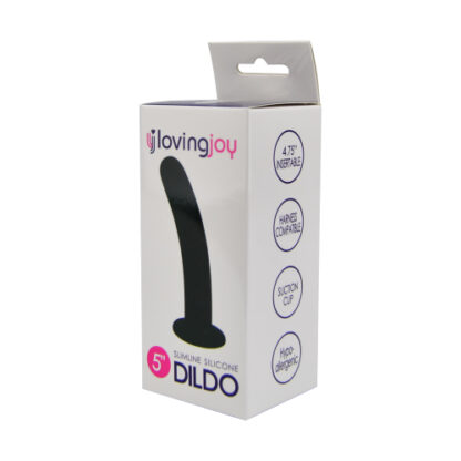 Loving Joy Slimline Silicone Dildo 5 Inch - Image 4