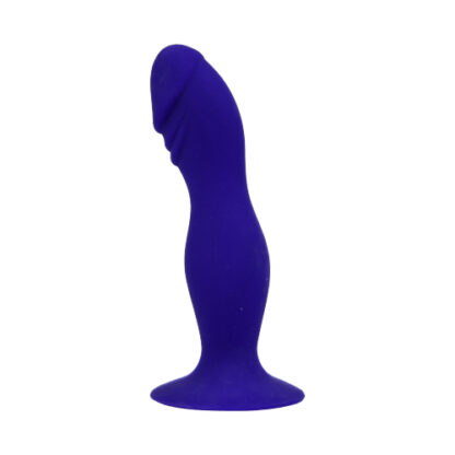 Loving Joy 6 Inch Silicone Dildo with Suction Cup Midnight Blue - Image 4