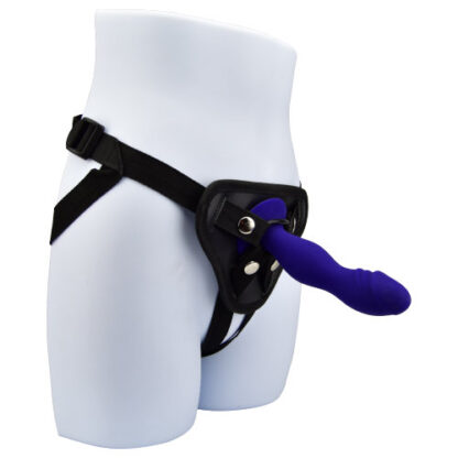 Loving Joy 6 Inch Silicone Dildo with Suction Cup Midnight Blue - Image 7