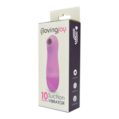 Loving Joy 10 Function Clitoral Suction Vibrator Pink - Image 9