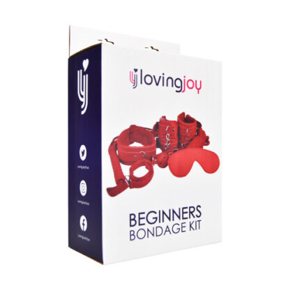 Loving Joy Beginner's Bondage Kit Red (8 Piece) - Image 11