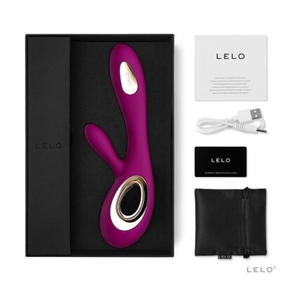 Lelo Soraya Wave Dual Action Vibrator Deep Rose - Image 5