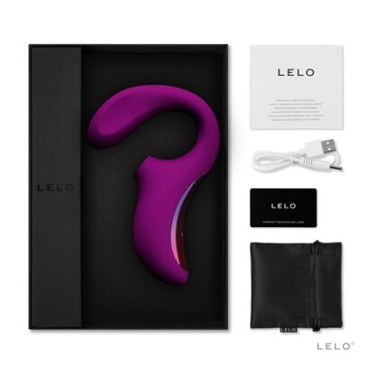 LELO Enigma Dual Stimulation Sonic Massager Deep Rose - Image 4