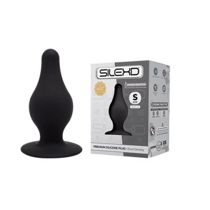 SilexD Dual Density Tapered Silicone Butt Plug Small - Image 3