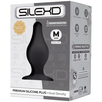 SilexD Dual Density Tapered Silicone Butt Plug Medium - Image 4